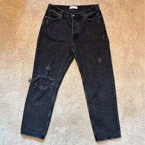 Abercrombie & Fitch Women's Black High Rise Jeans